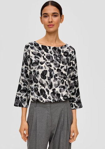 s.Oliver BLACK LABEL Blouse in Grijs: voorkant