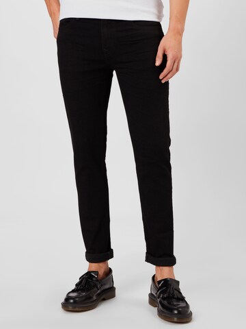 American Eagle Skinny Jeans in Zwart: voorkant