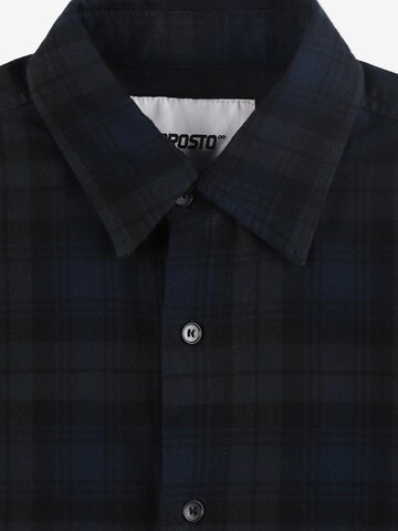 Prosto Shirt 'Check' in Blue