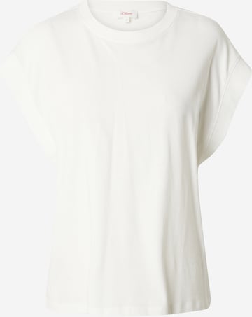 T-shirt s.Oliver en beige : devant