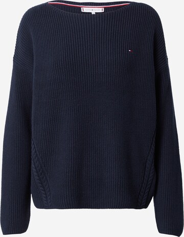 TOMMY HILFIGER Trui 'Hayana' in Blauw: voorkant