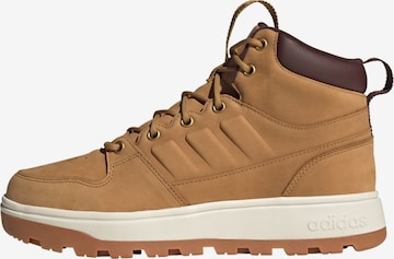 ADIDAS SPORTSWEAR - Botas com atacadores 'Frozetic 2.0' em castanho: frente
