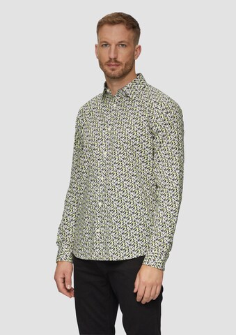Coupe slim Chemise s.Oliver en blanc : devant