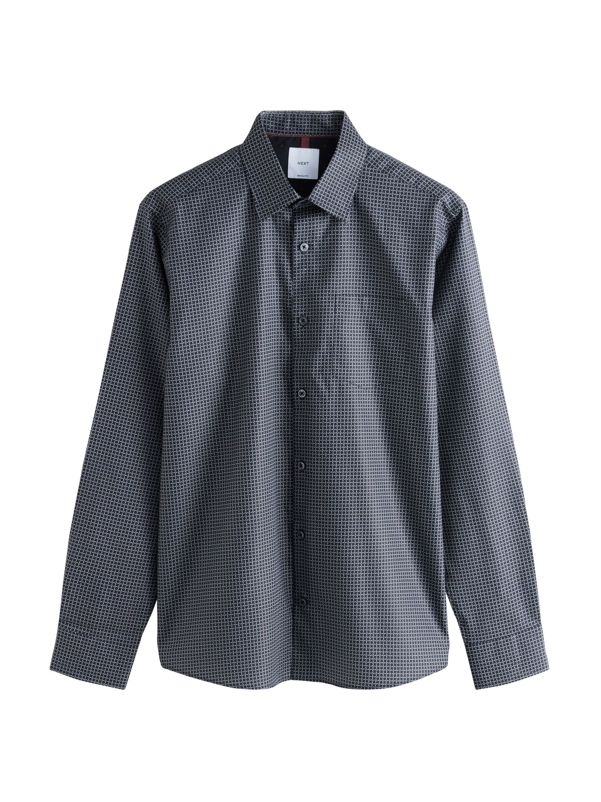 Next - Regular Fit Camisa em preto: frente