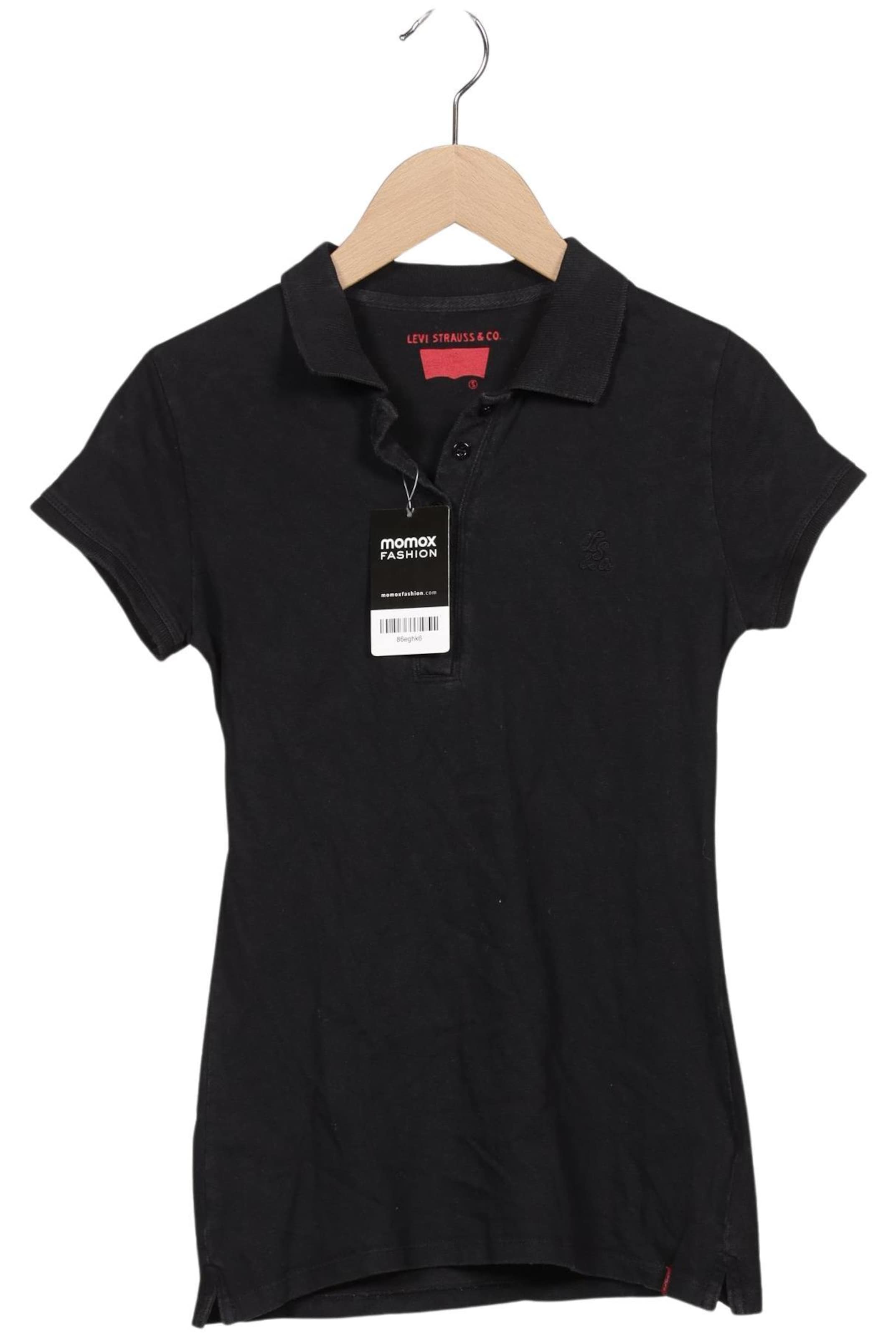 LEVI'S ® Poloshirt S in Schwarz: Vorderseite