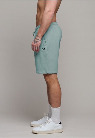 Distorted People Regular Trousers in Green