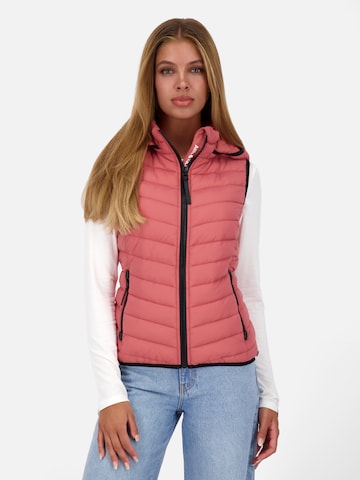 Alife and Kickin Bodywarmer 'LenkaAK' in Rood: voorkant