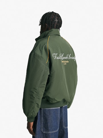Veste mi-saison Bershka en vert