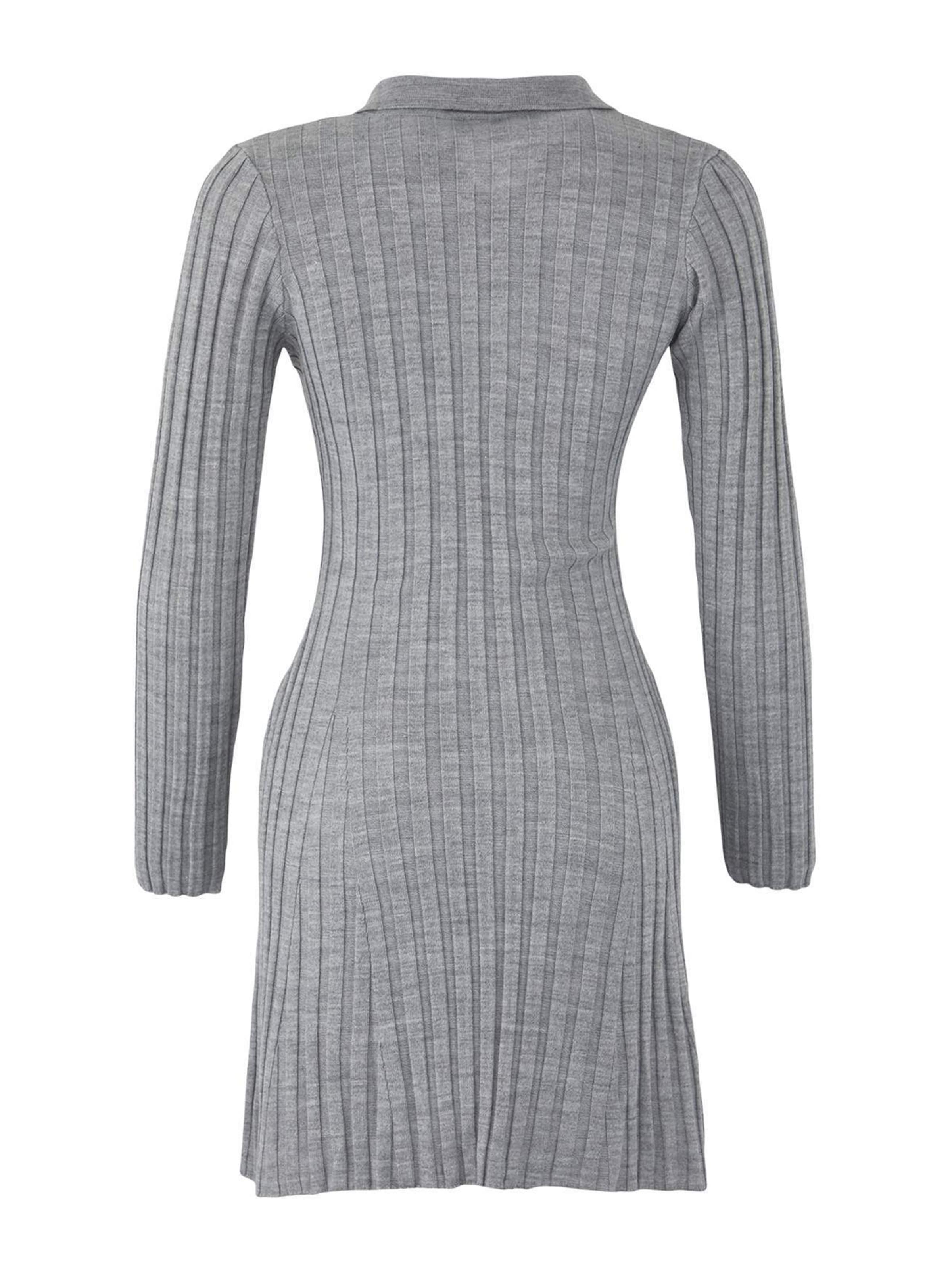 Robes en maille Trendyol en gris