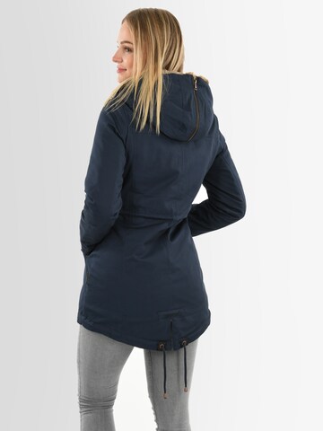 NAVAHOO Winter Jacket 'Diamond' in Blue