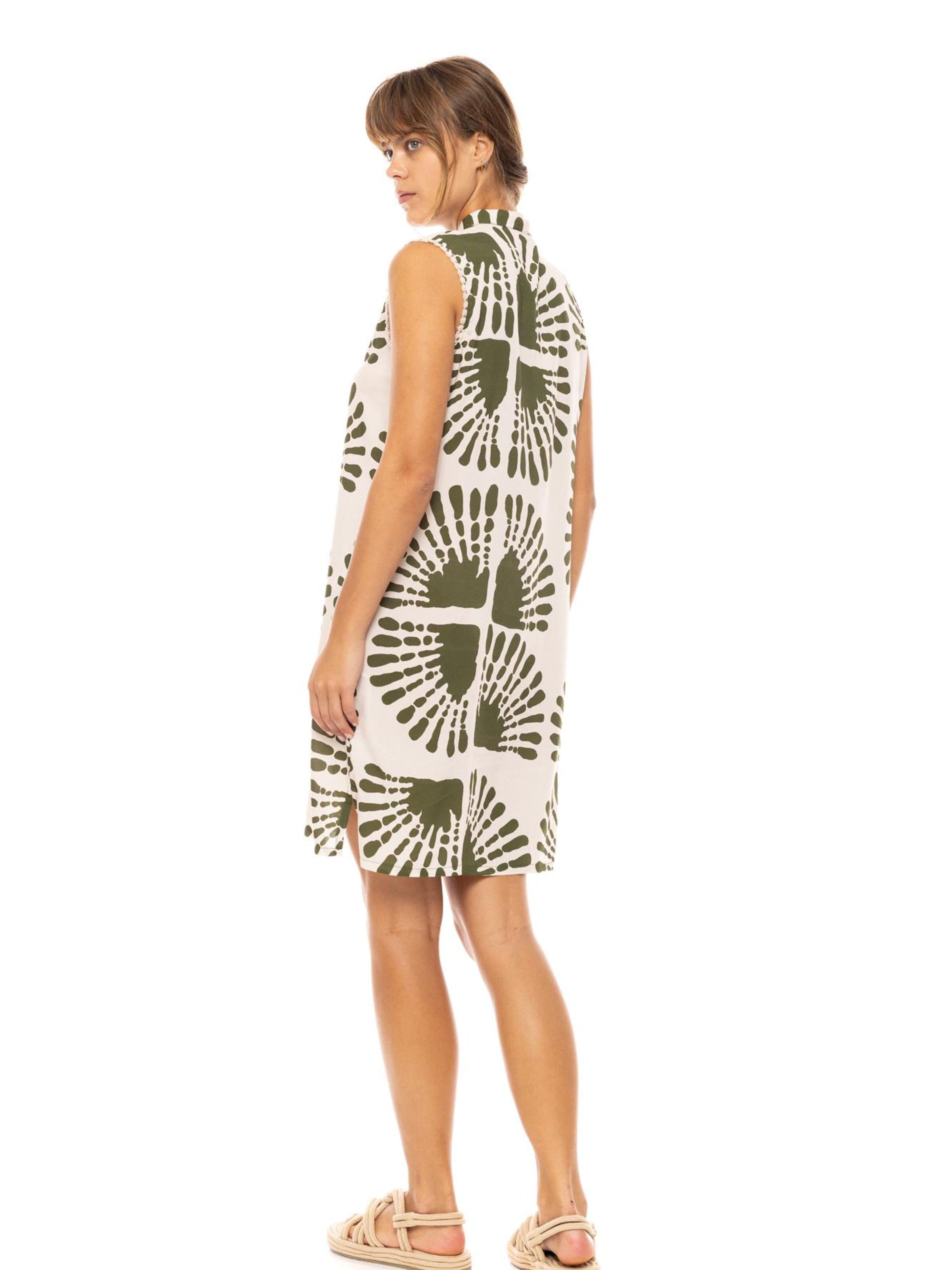 Pink Label Zomerjurk in Beige