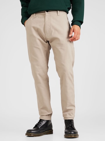 G-Star RAW Slimfit Chino 'Bronson 2.0' in Grijs: voorkant