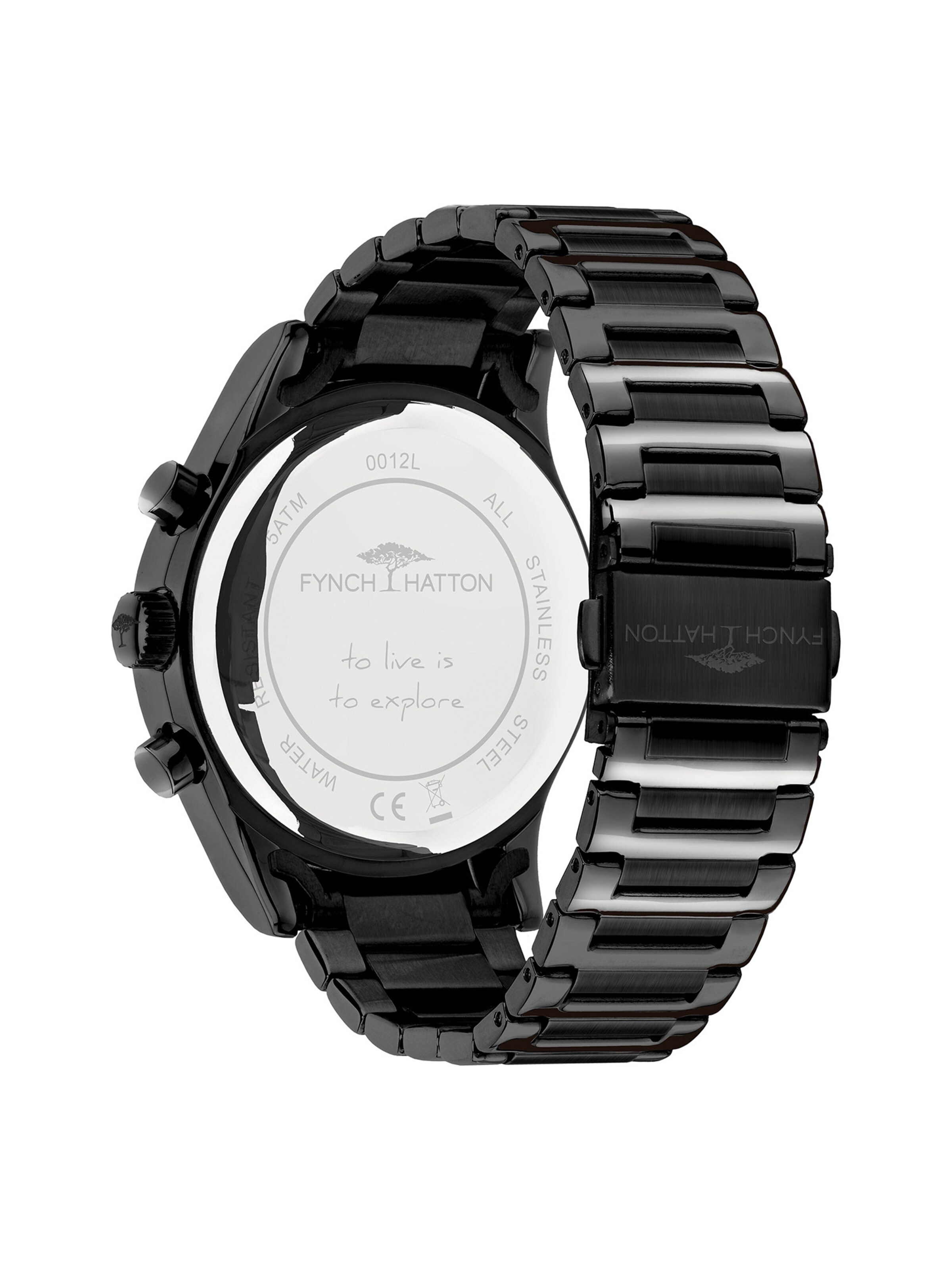FYNCH-HATTON Analog Watch in Black