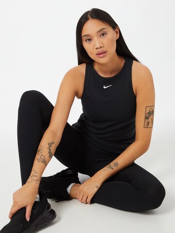 Nike Sportswear - Top 'Essential' en negro