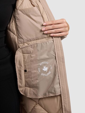 Manteau mi-saison 'YMAL2' khujo en beige