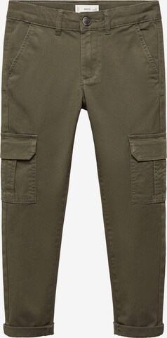 MANGO KIDS Regular Broek in Groen: voorkant