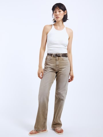 Dr. Denim Regular Jeans 'Echo High Straight'‌‌‌‌‌ in Beige