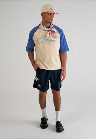 T-Shirt Prohibited en bleu