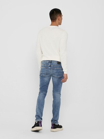 Only & Sons Slimfit Jeans 'Loom' in Blau