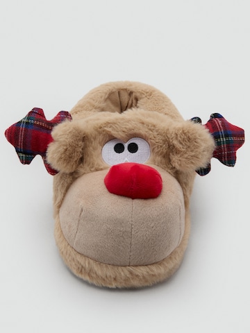 MANGO KIDS Házi cipő 'RENO' - barna