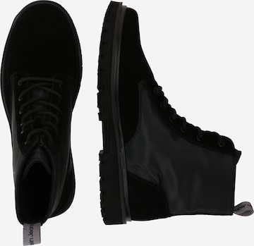 juoda Calvin Klein Jeans Auliniai batai su raišteliais 'HIKING'
