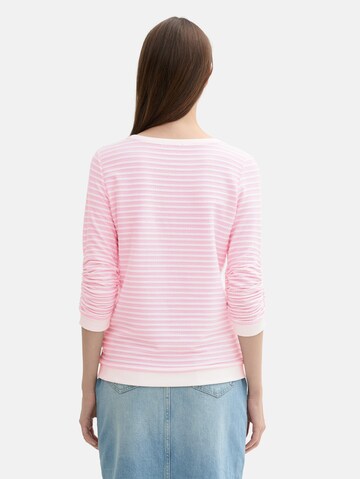 TOM TAILOR DENIM Sweatshirt in Roze