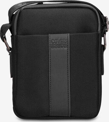 Borsa a tracolla 'Borsa a Tracolla Uomo Vegan Leather con Zip' di Coveri Collection in nero: frontale