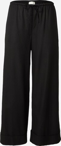 Wide Leg Pantalon 'Effie' LeGer by Lena Gercke en noir : devant