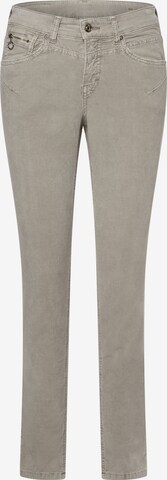 MAC Slim fit Pants 'Rich' in Grey: front