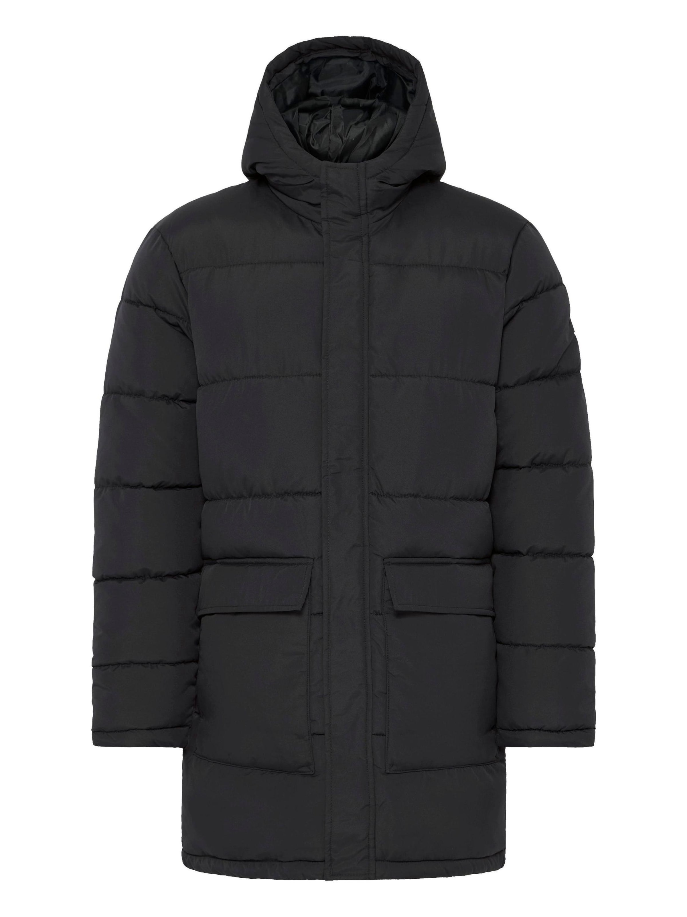 Manteau d’hiver ' BHElkas ' BLEND en noir : devant