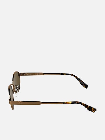 Occhiali da sole di Karl Lagerfeld in oro