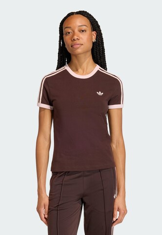 ADIDAS ORIGINALS Shirt in Brown: front
