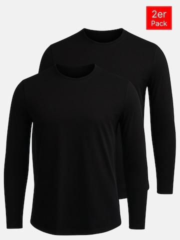 Tazzio - Camiseta 'E108' en negro: frente