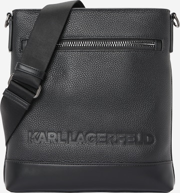 Karl LagerfeldTorba preko ramena 'Essential' - crna boja: prednji dio