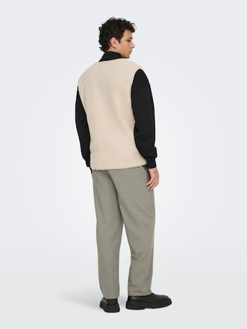 Only & Sons Vest 'ONSTony' i grå