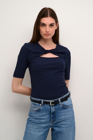 T-shirt 'Busta' My Essential Wardrobe en bleu : devant