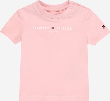TOMMY HILFIGER Тениска в розово: отпред
