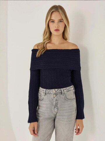 Pull-over Hiccup en bleu : devant