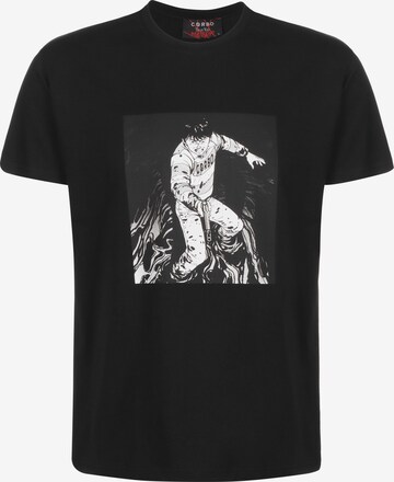 Cørbo Hiro T-Shirt 'True You Revolver' in Schwarz: predná strana