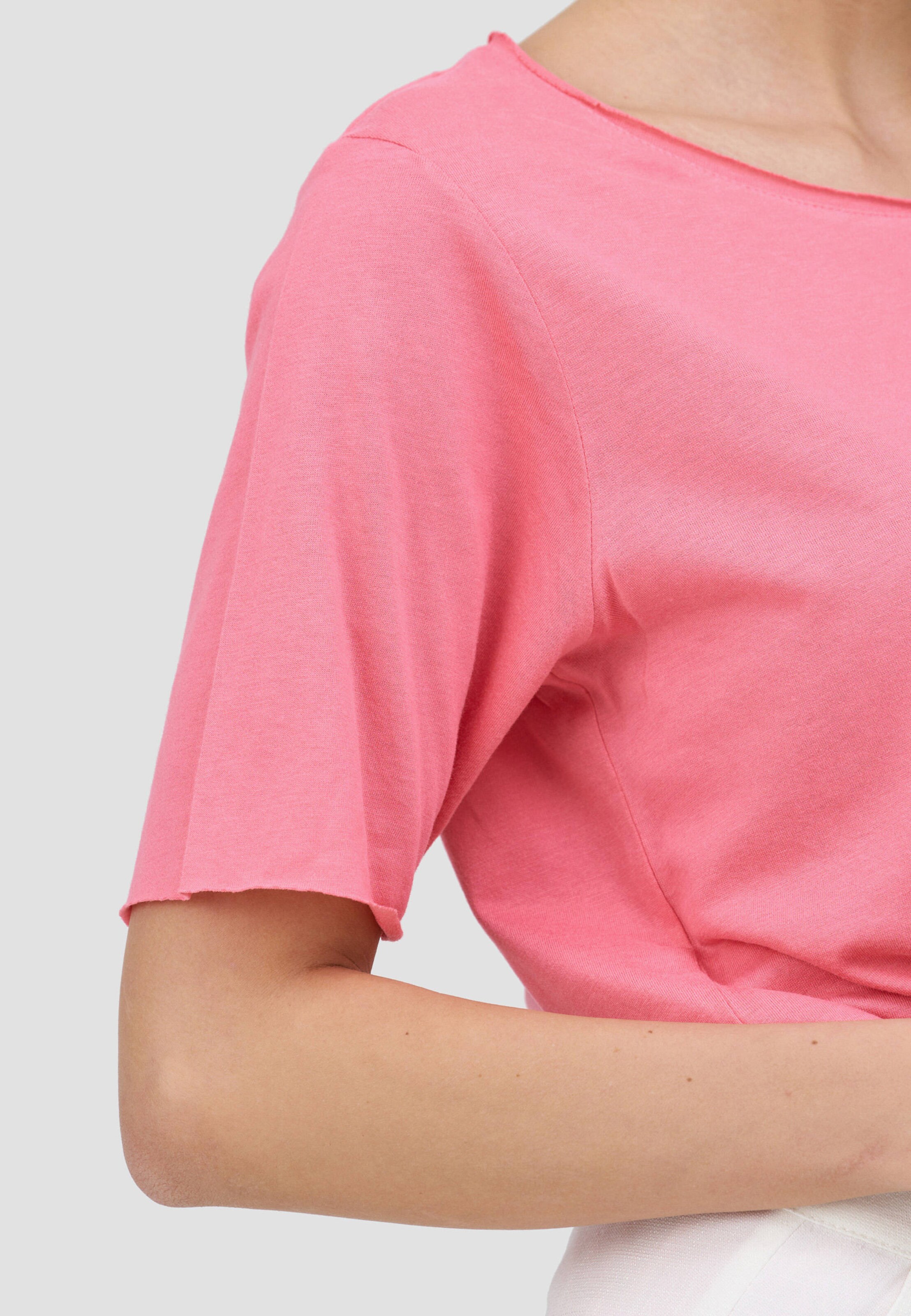 Frauen Shirts & Tops Cotton Candy T-Shirt 'PEGGY' in Pink - CU98739