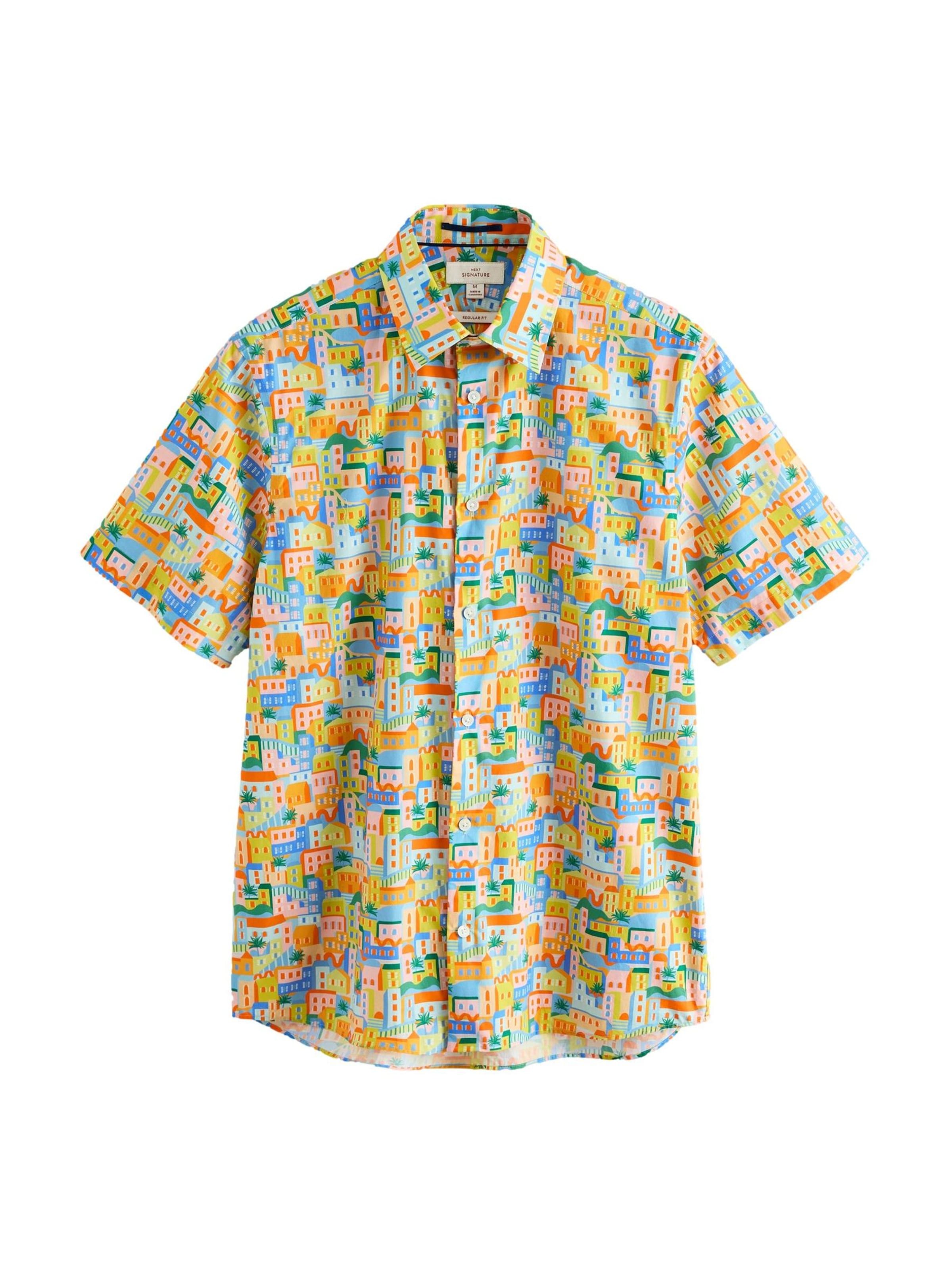 Next Button Up Shirt 'Signature' in Mixed colours: front