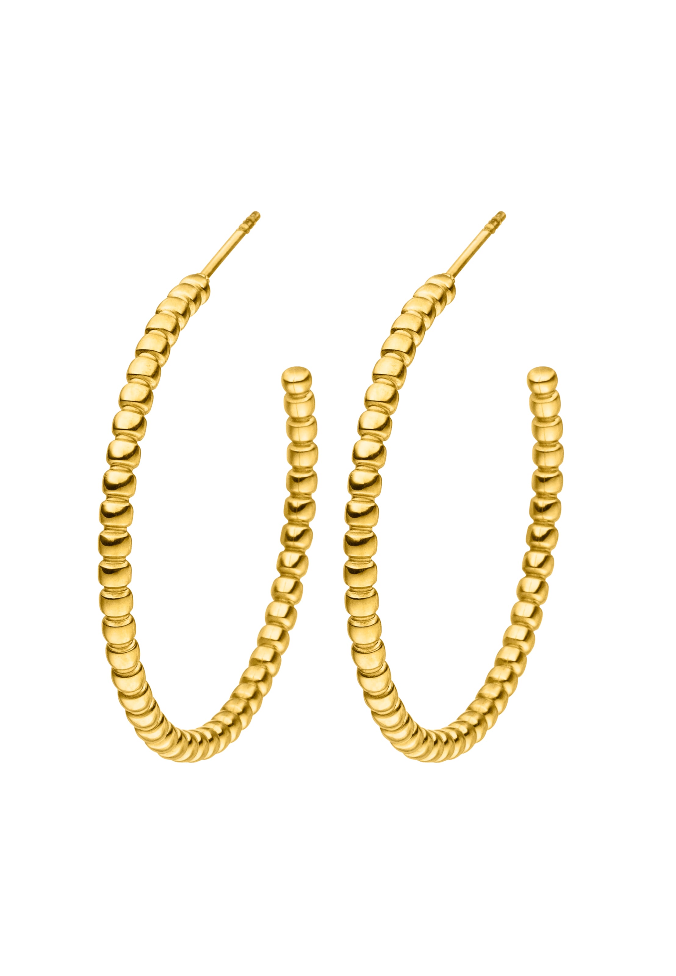 Steelwear Creolen 'Barcelona' in Gold: Vorderseite