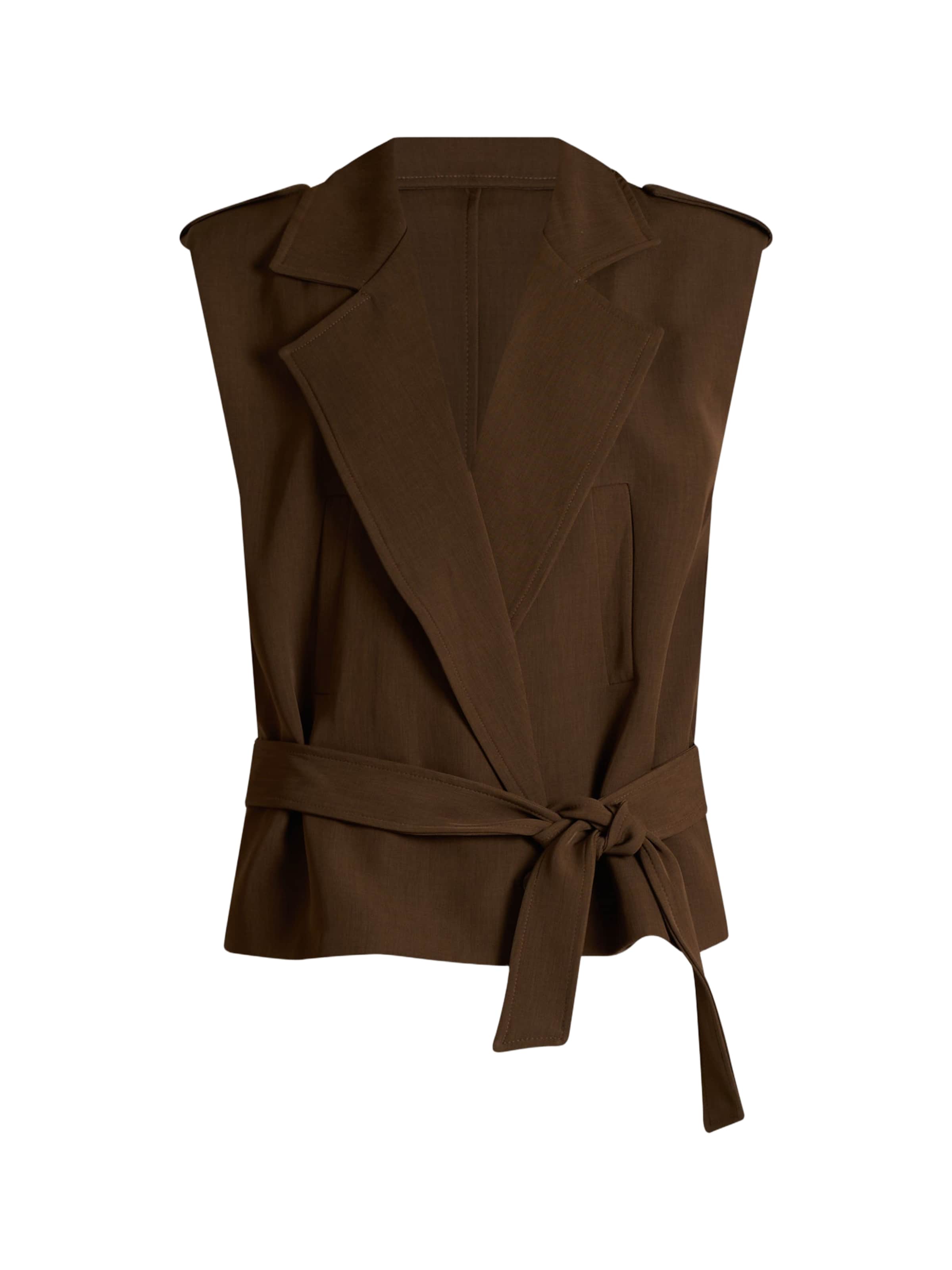 Gilet HAVE ONE en marron : devant