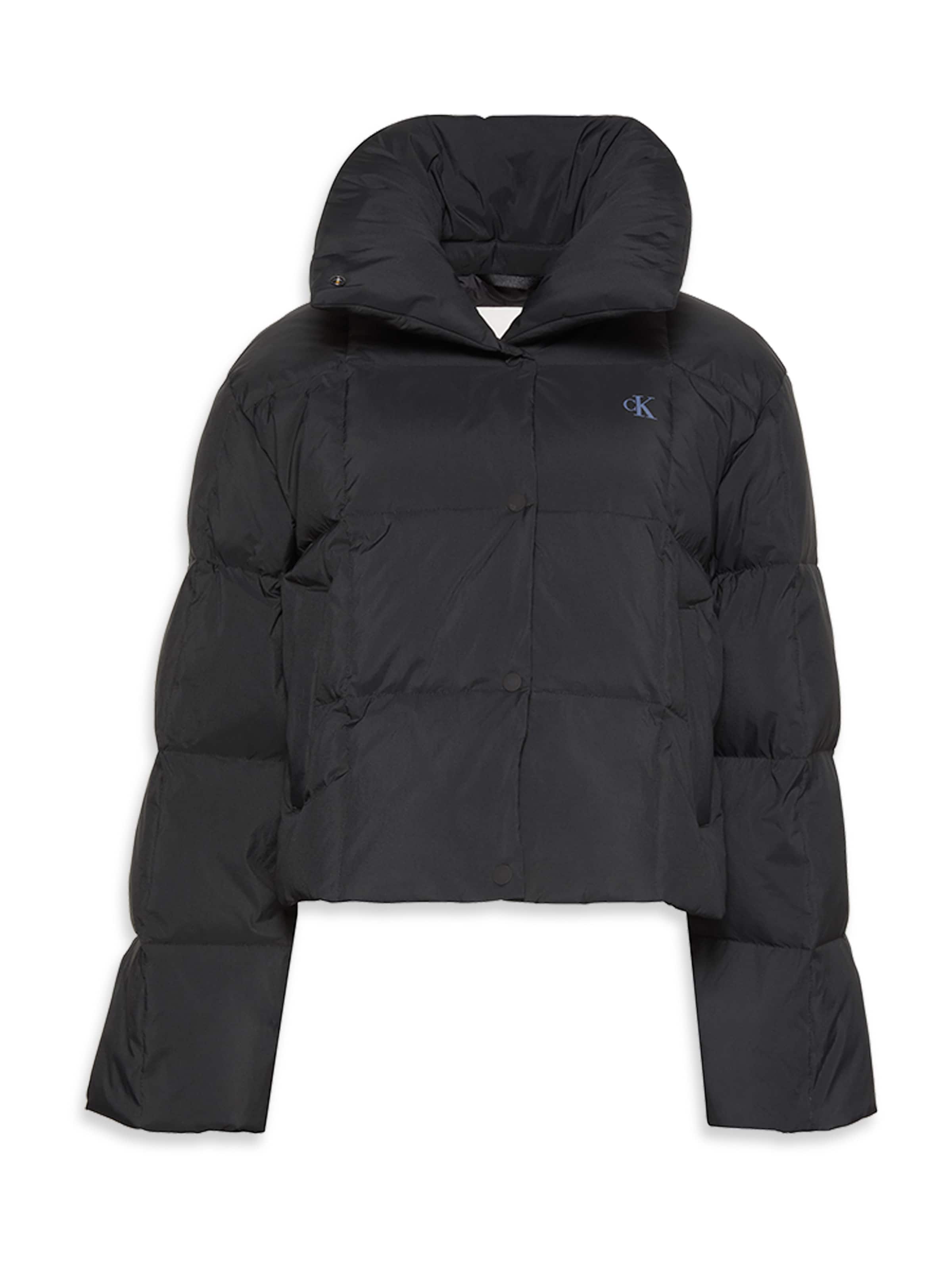 Geacă de primăvară-toamnă de la Calvin Klein Jeans pe negru: față