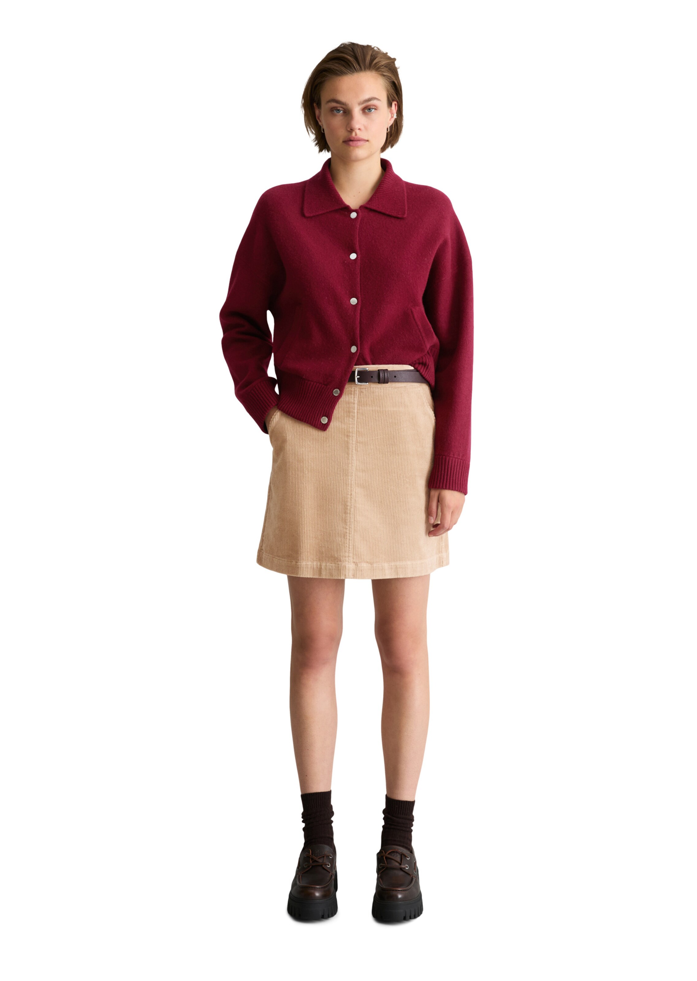 Marc O'Polo DENIM Strickjacke in Rot