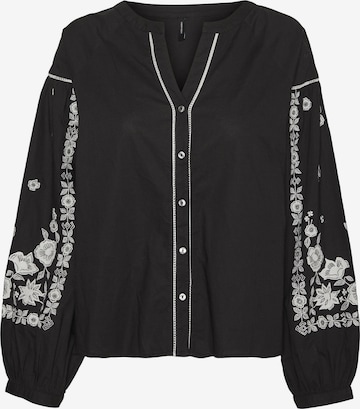 VERO MODA Blouse in Zwart: voorkant