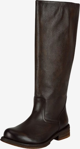 Felmini Wide Fit Boots in Brown: front