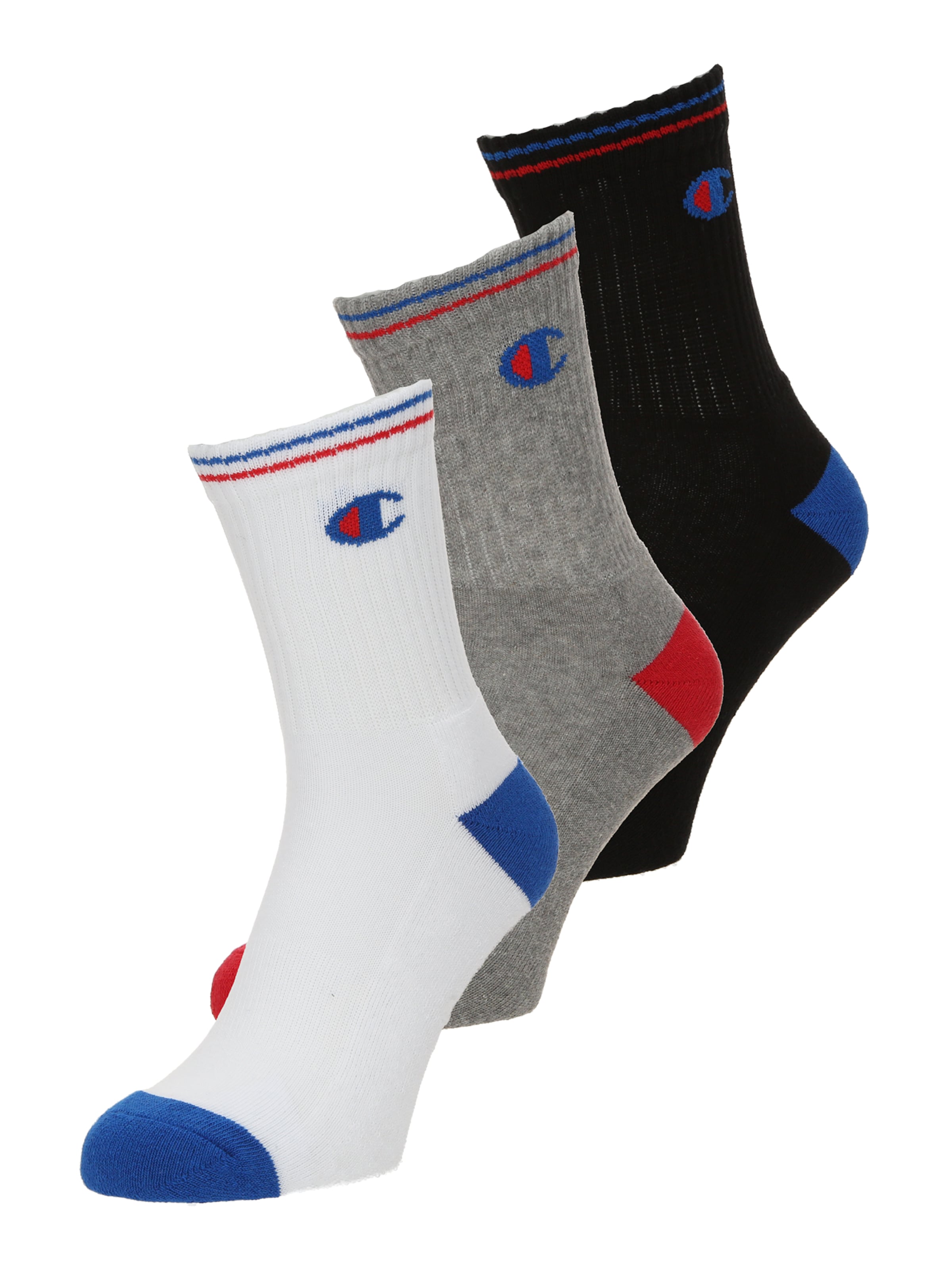 Champion Authentic Athletic Apparel Ponožky - Sivá: predná strana