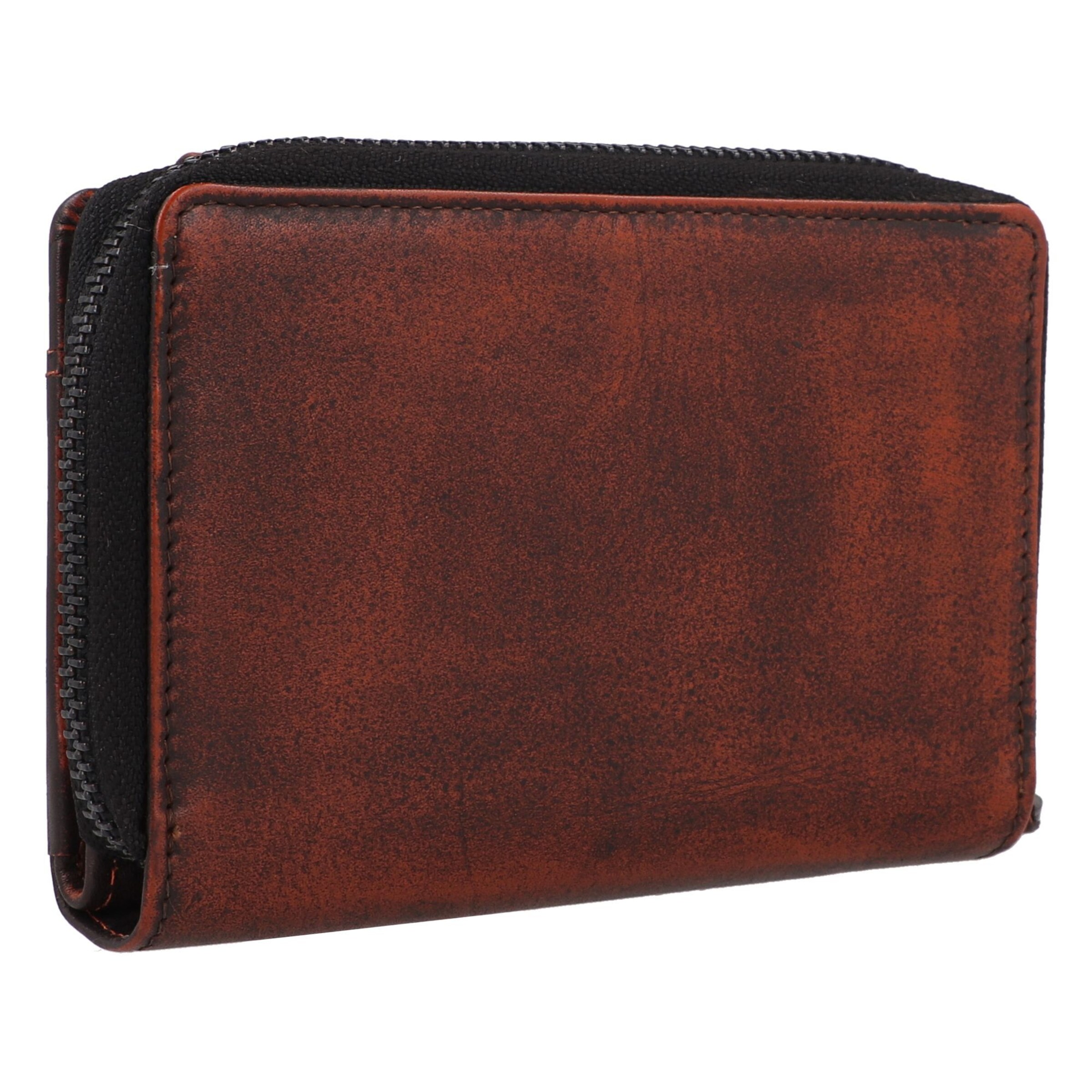 GREENBURRY Wallet 'Distressed' in Orange