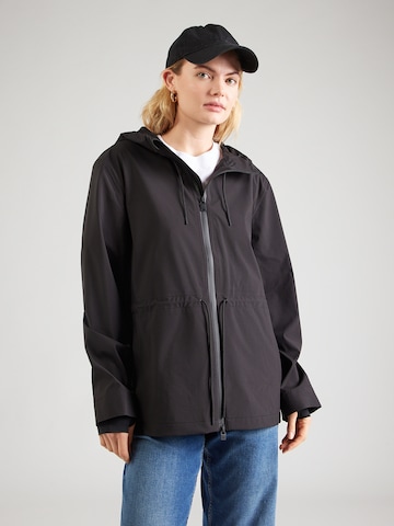 RAINS Tussenjas 'Suva' in Zwart: voorkant